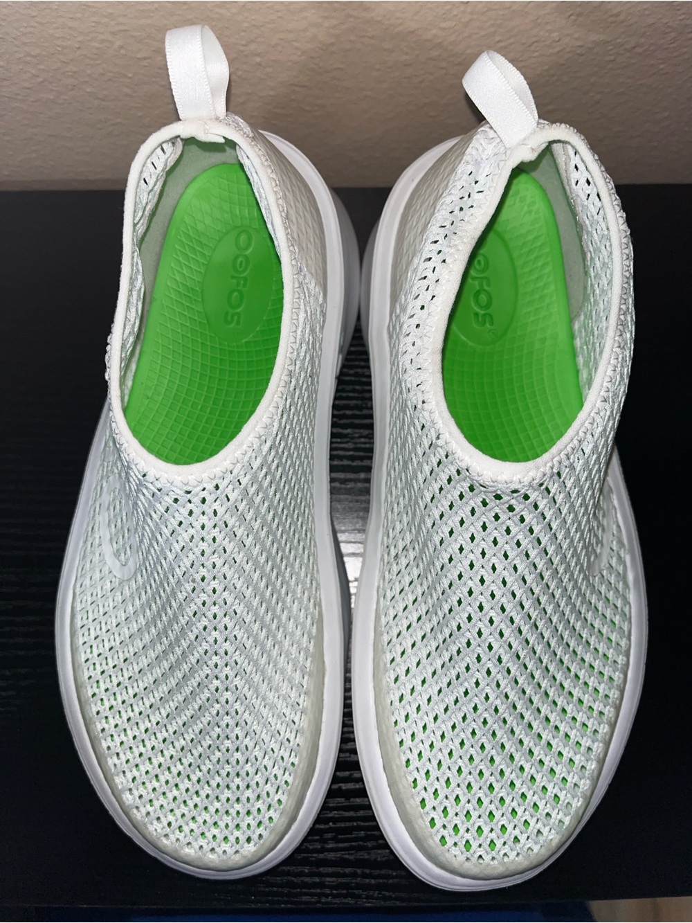 OOFOS OOriginal Slip-On Sneakers in White - Picture 4 of 9